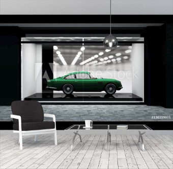 Picture of Schaufenster mit klassischem Automobil